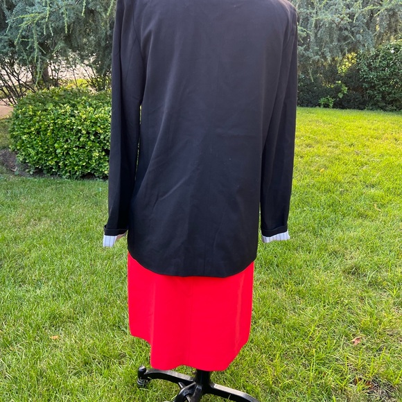 Loft Orange A-line  skirt . - Picture 8 of 8